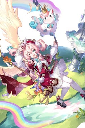 Cropped splash art of Hyacine from Honkai Star Rail.