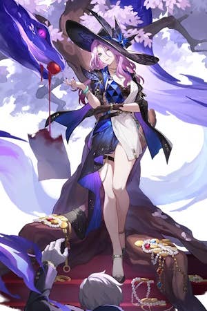 Cropped splash art of Jade from Honkai Star Rail.