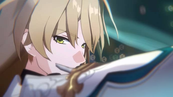 Close-up of Luocha from Honkai: Star Rail.