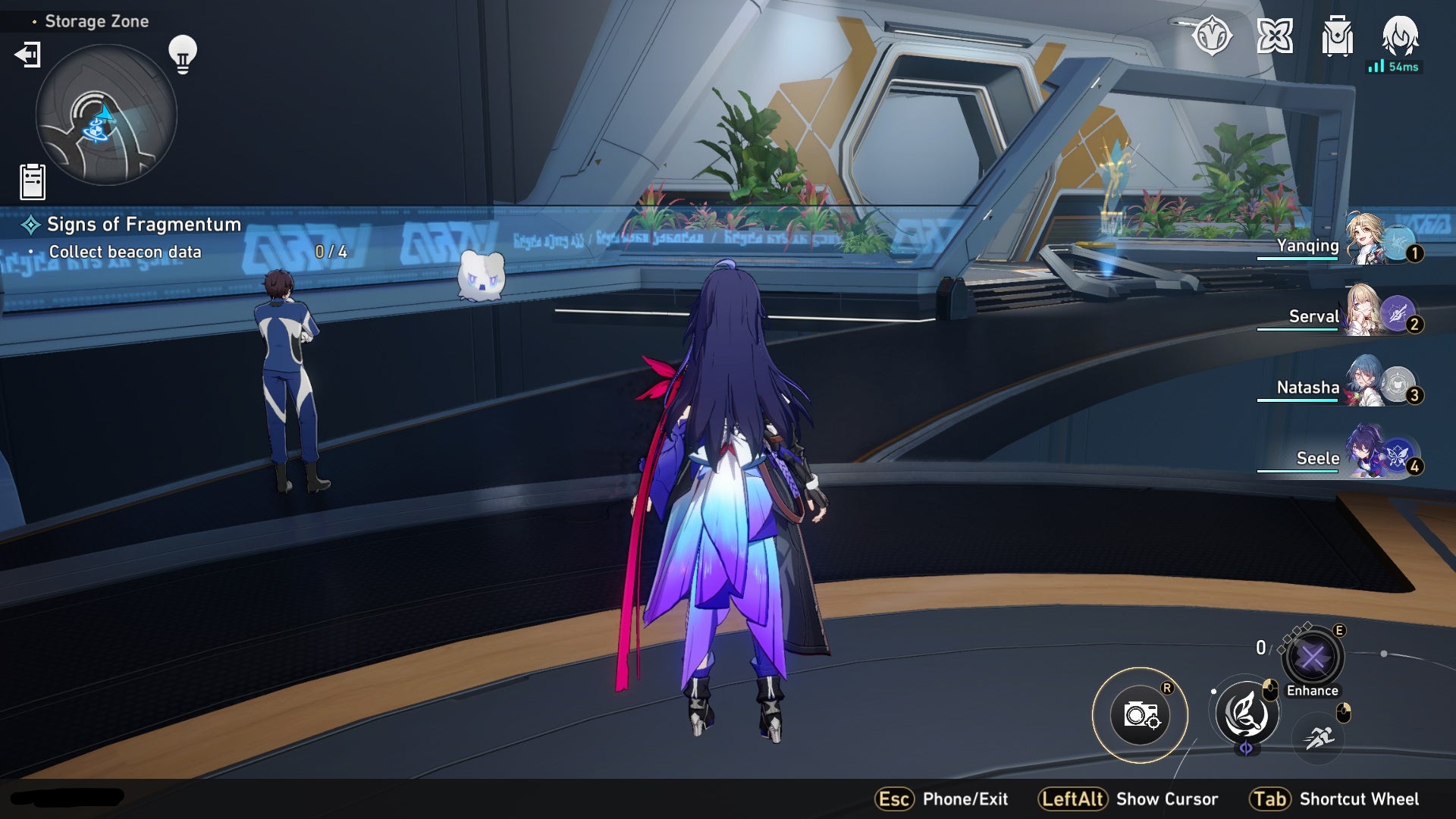 The player looks at some Beacon Data, also known as a Wubbaboo, in Honkai Star Rail