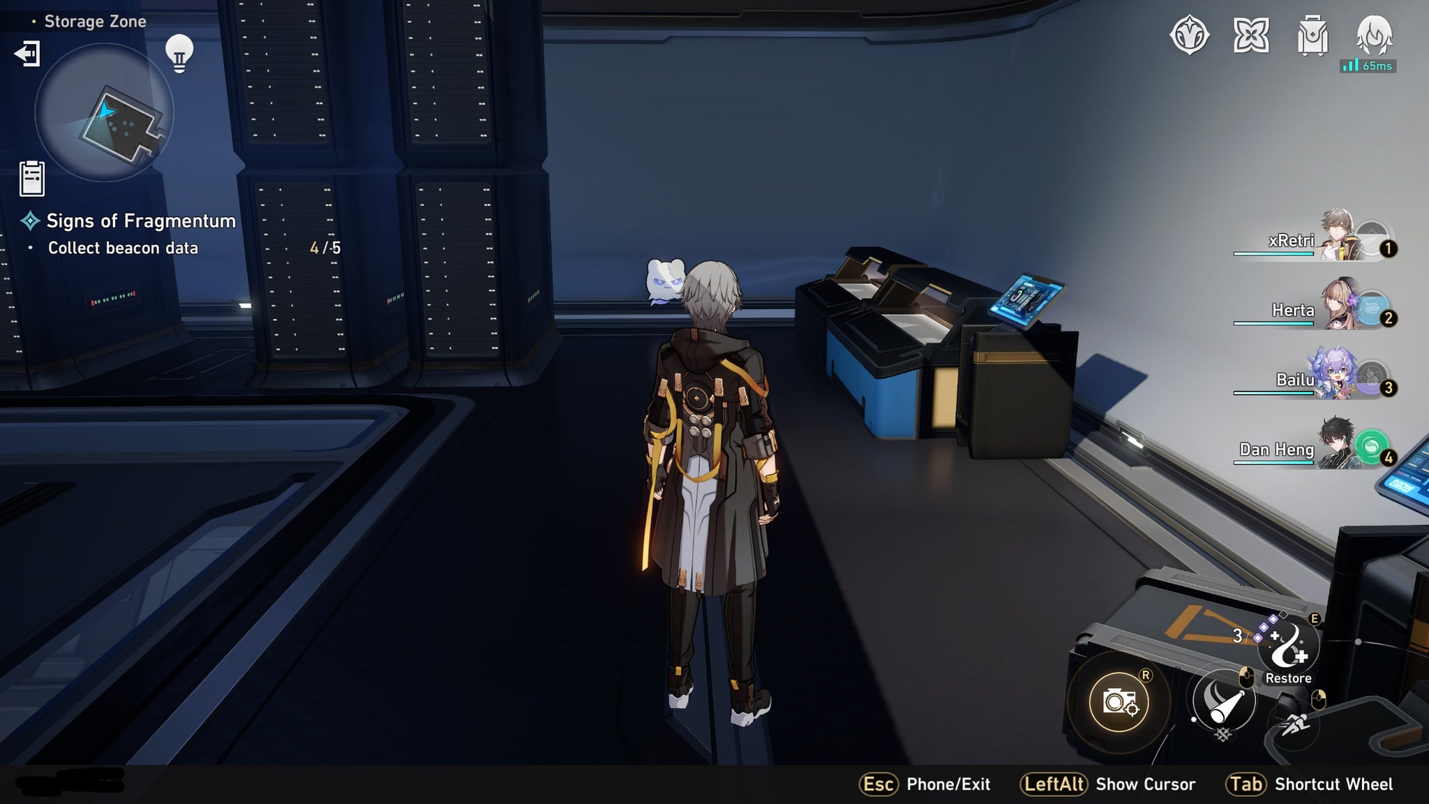 The player looks at some Beacon Data, also known as a Wubbaboo, in Honkai Star Rail - 11