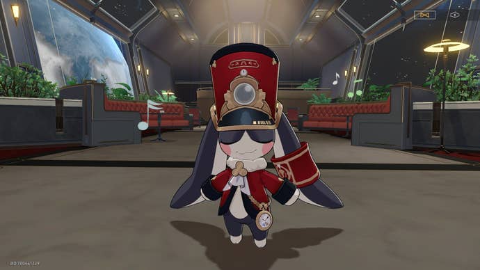 Pom Pom on the Astral Express in Honkai Star Rail