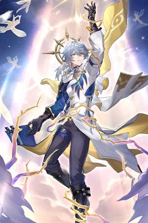 Cropped view of Sunday’s Splash art in Honkai: Star Rail.