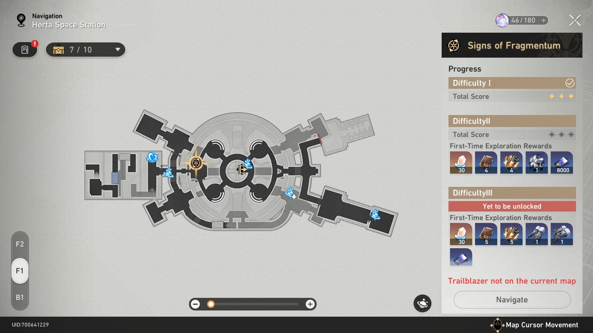 The location of the Signs of Fragmentum mission in Honkai Star Rail - 7