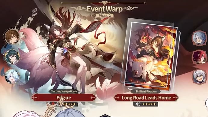 Details of the Fugue banner in version 2.7 of Honkai: Star Rail.