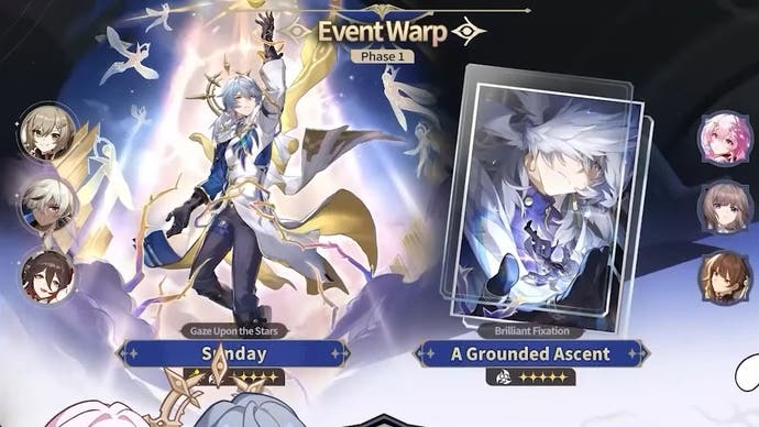 Details of the Sunday banner in version 2.7 of Honkai: Star Rail.