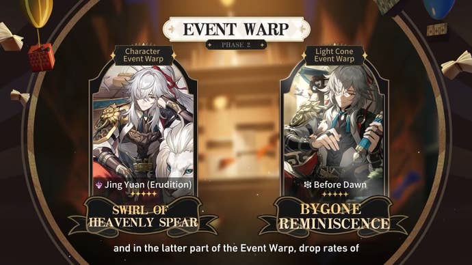 Jing Yuan character and Banner details in Honkai Star Rail 2.0.