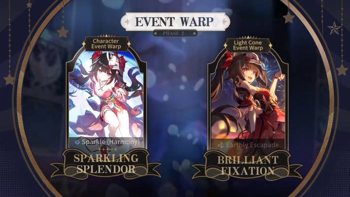 Sparkle character and Banner details in Honkai Star Rail 2.0.