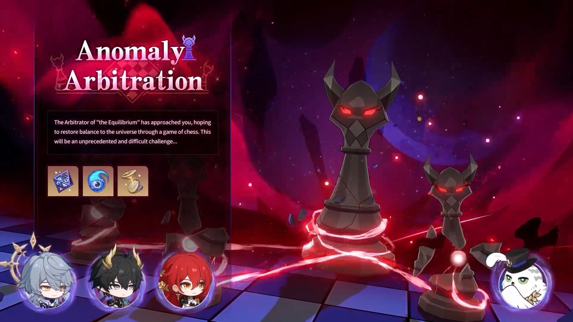 The Anomaly Arbitration event is shown in Honkai Star Rail's Back to Earth in Evernight Special Program