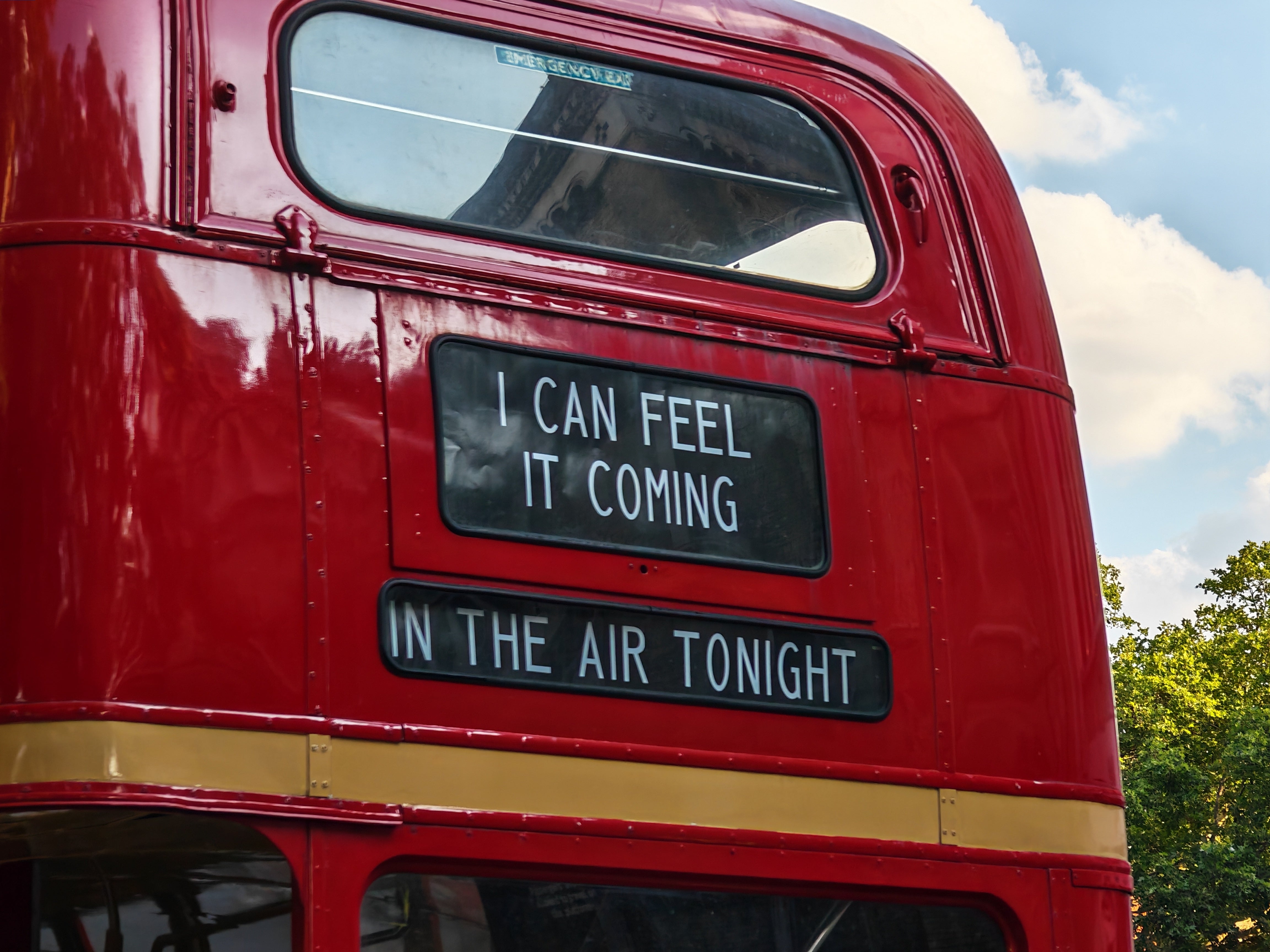 Routemaster bus rear