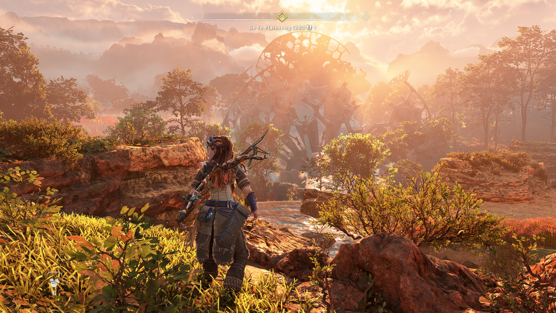 Horizon Forbidden West running on PC at High quality.