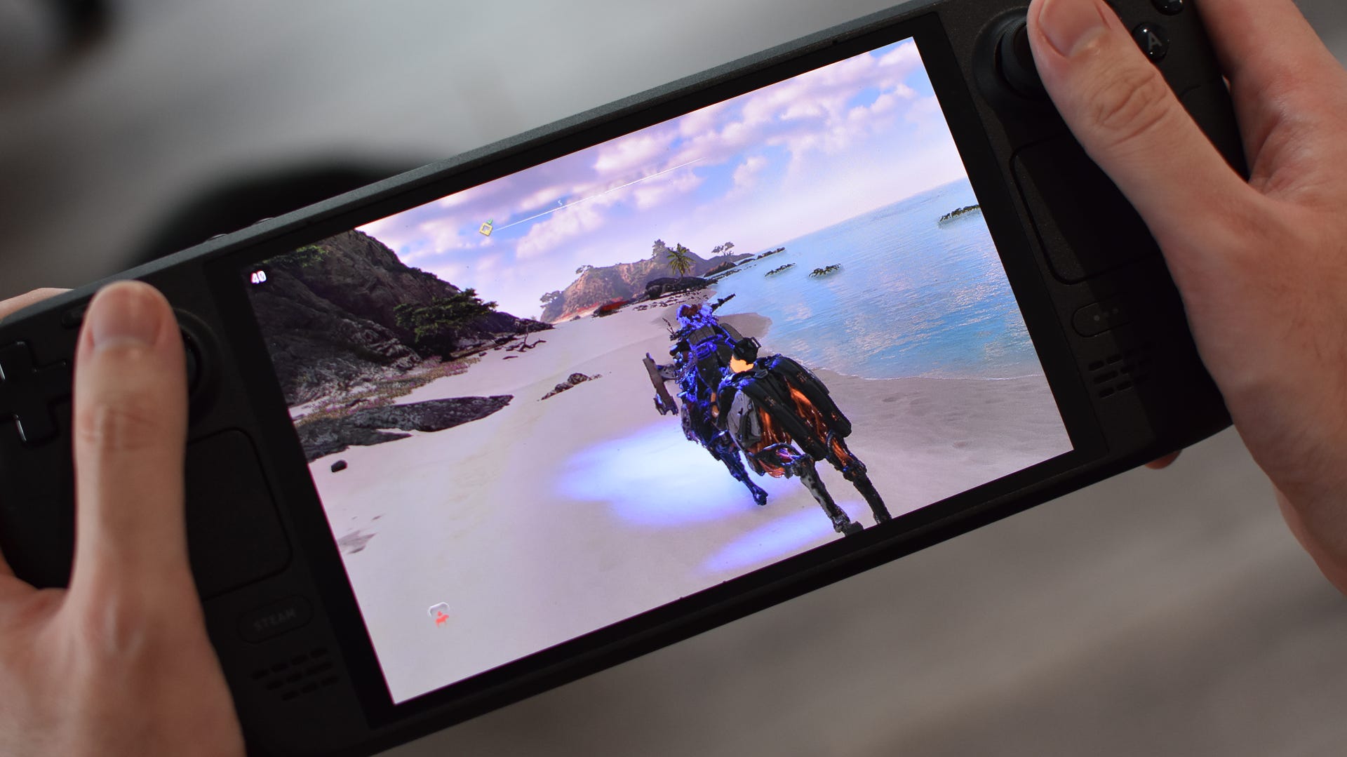 Horizon Forbidden West makes a fine Steam Deck game, if you can make