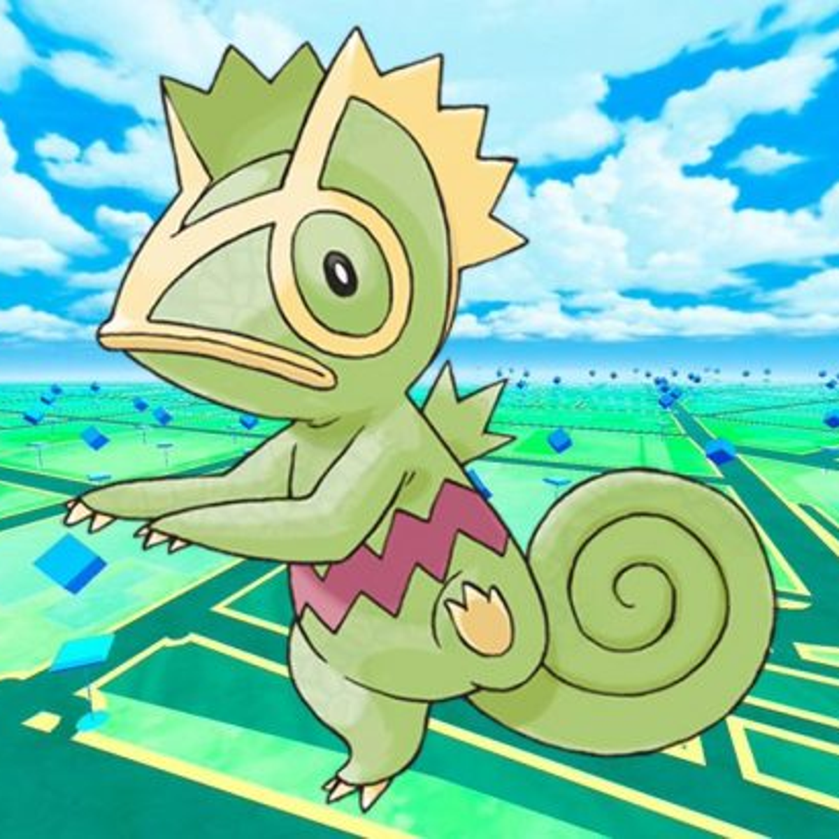 Groene Gekleurde Pokemon
