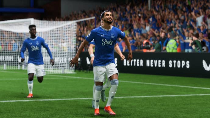 Doing the Griddy celebration in EA FC 25.