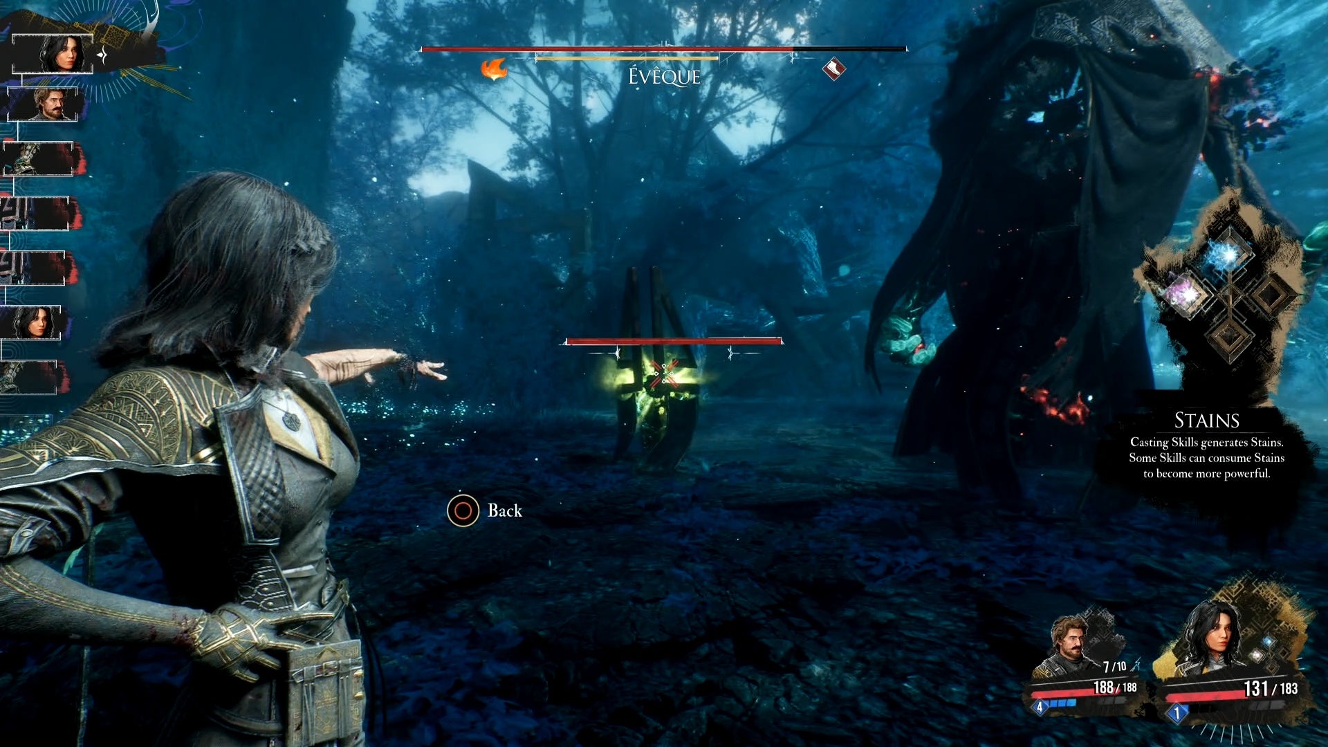 Lune Free Aiming at a minion enemy in Clair Obscur Expedition 33.