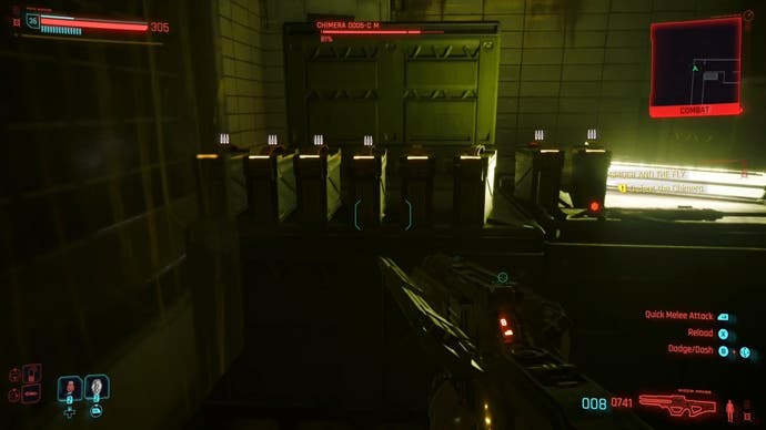 first person view of looking at ammo boxes