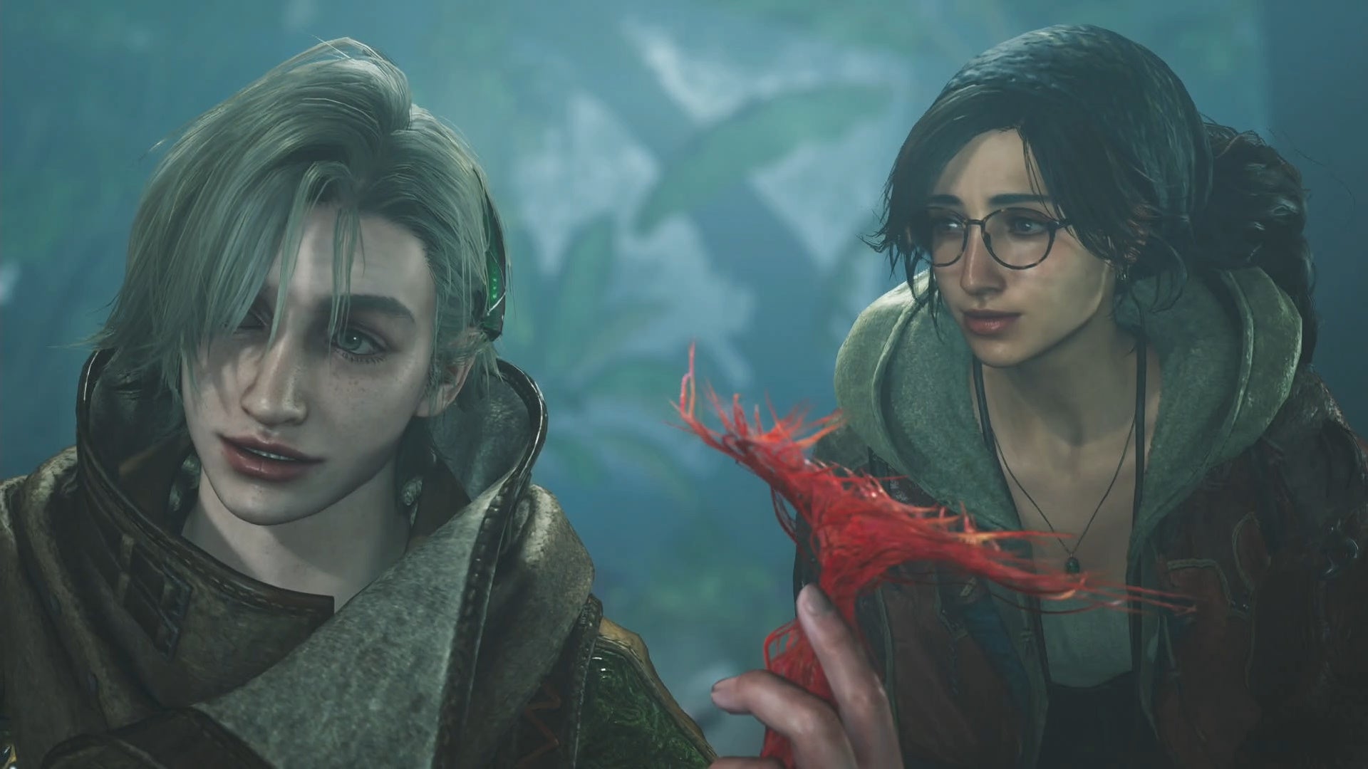 Erik and Alma in Monster Hunter Wilds.