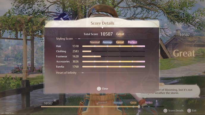 The results of a Styling Challenge with Salai in Infinity Nikki.