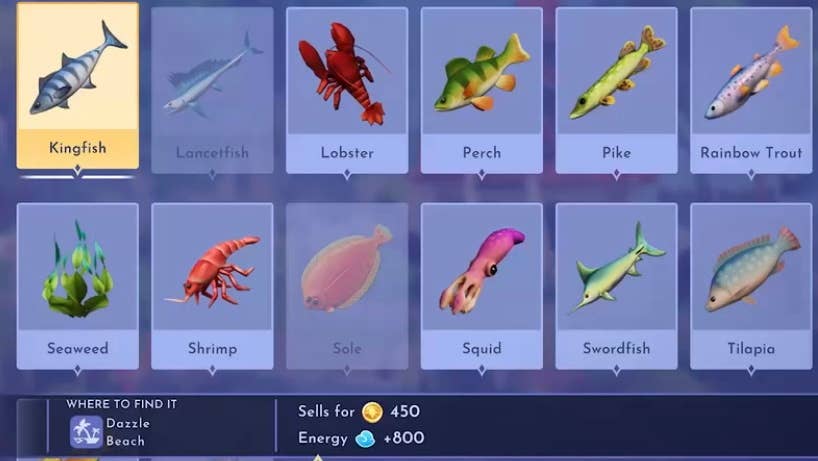 How to catch Kingfish in Disney Dreamlight Valley | Eurogamer.net