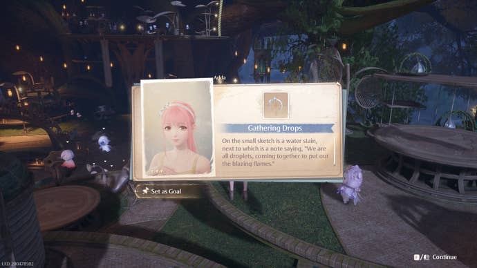 The Gathering Drops headwear piece in Infinity Nikki.