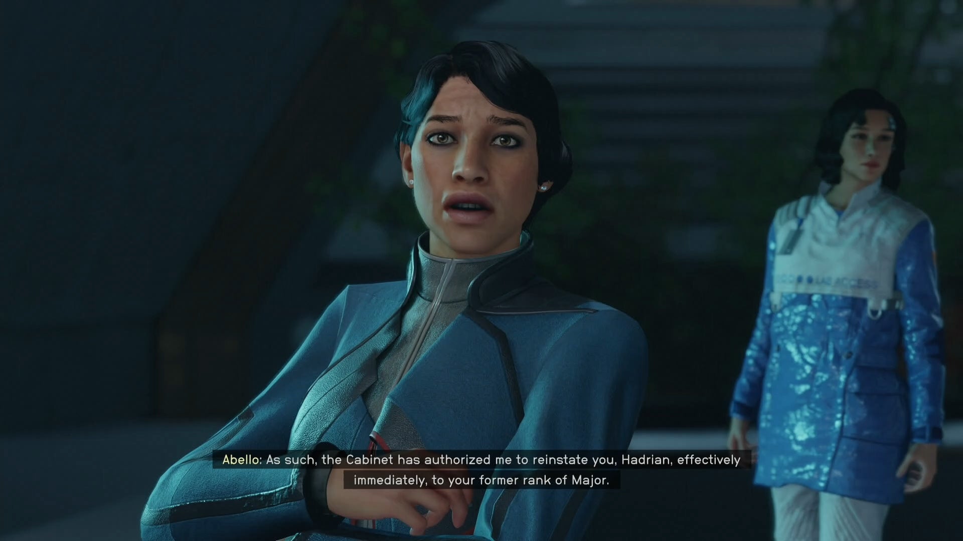 first person view of speaking with new atlantis president