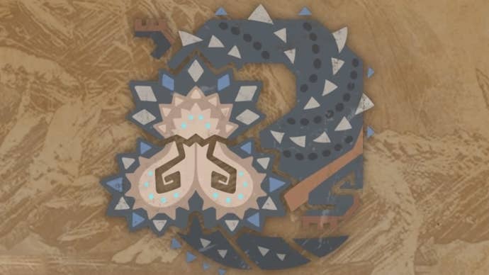 Artowork of Balhara from the Field Guide in Monster Hunter Wilds.