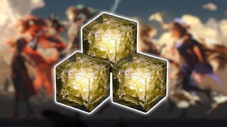 Menu view of the Crystal Solvent item in Wuthering Waves on a blurred background.