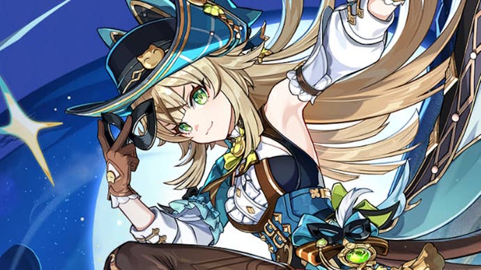 Artwork of Kirara from Genshin Impact in her Phantom in Boots outfit.