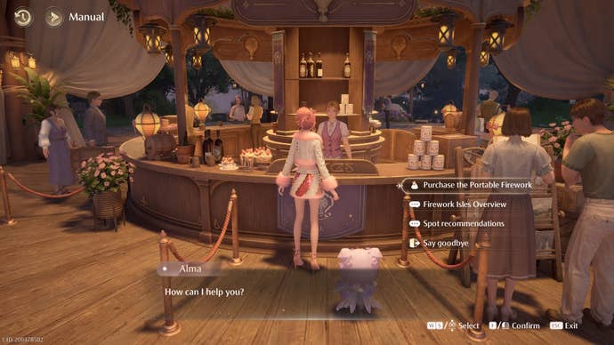 Nikki talking to Alma in Infinity Nikki.