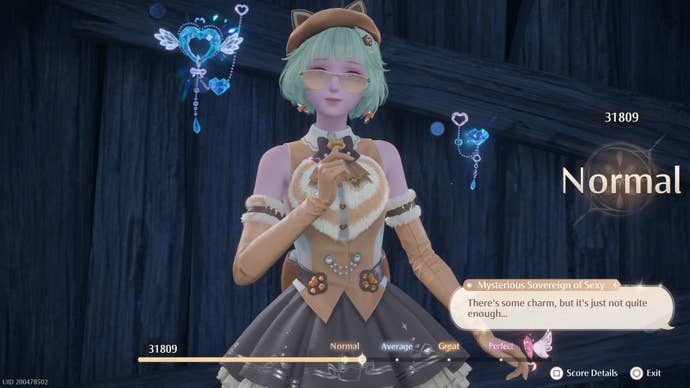 Achieveing a Normal win against the Sovereign of Sexy in Infinity Nikki.