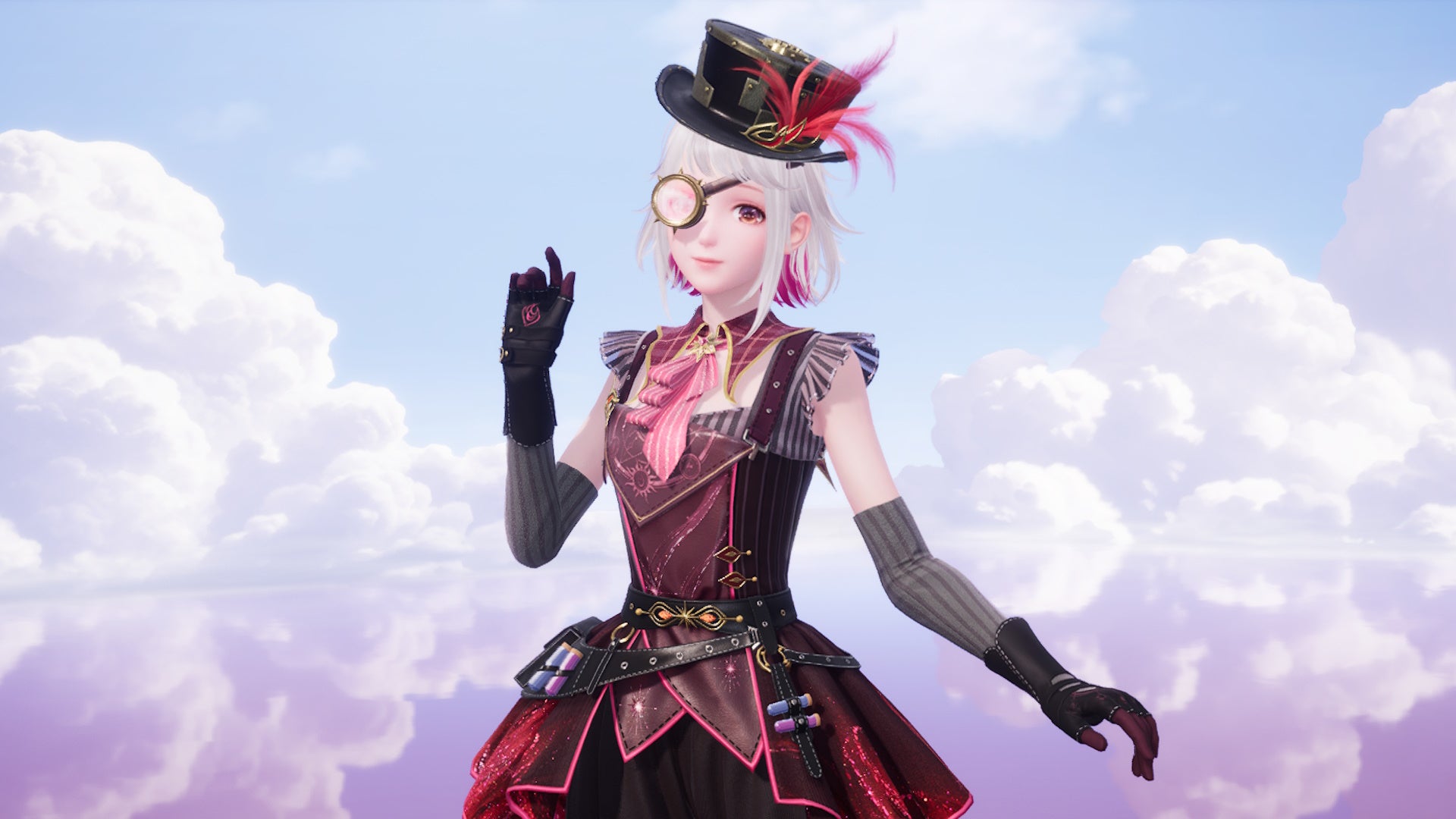 The Fiery Glow outfit in Infinity Nikki.