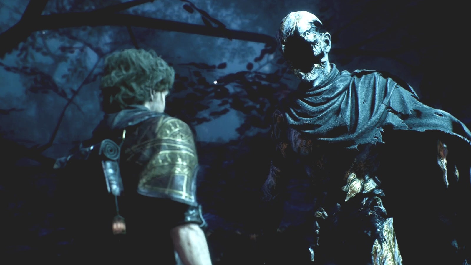 Gustave talking to The Curator in Clair Obscur Expedition 33.