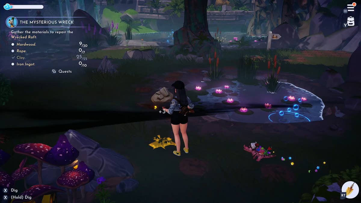 How to get clay in Disney Dreamlight Valley, best place to find