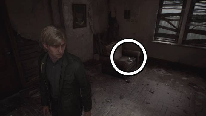 The Radio circled in Silent Hill 2.