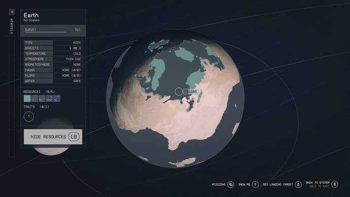 earth planet scanning details