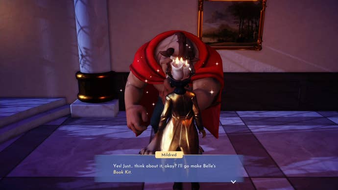 talking to beast about making belles book kit