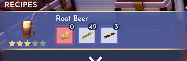 How to make extra fizzy root beer in Disney Dreamlight Valley