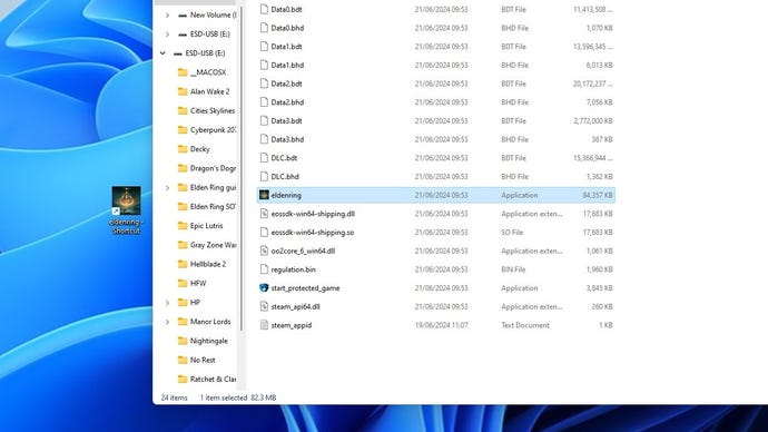 Step 7 of how to enable Elden Ring ultrawide support: make sure Steam in in offline mode, then launch the game using the eldenring executable in the Game folder.