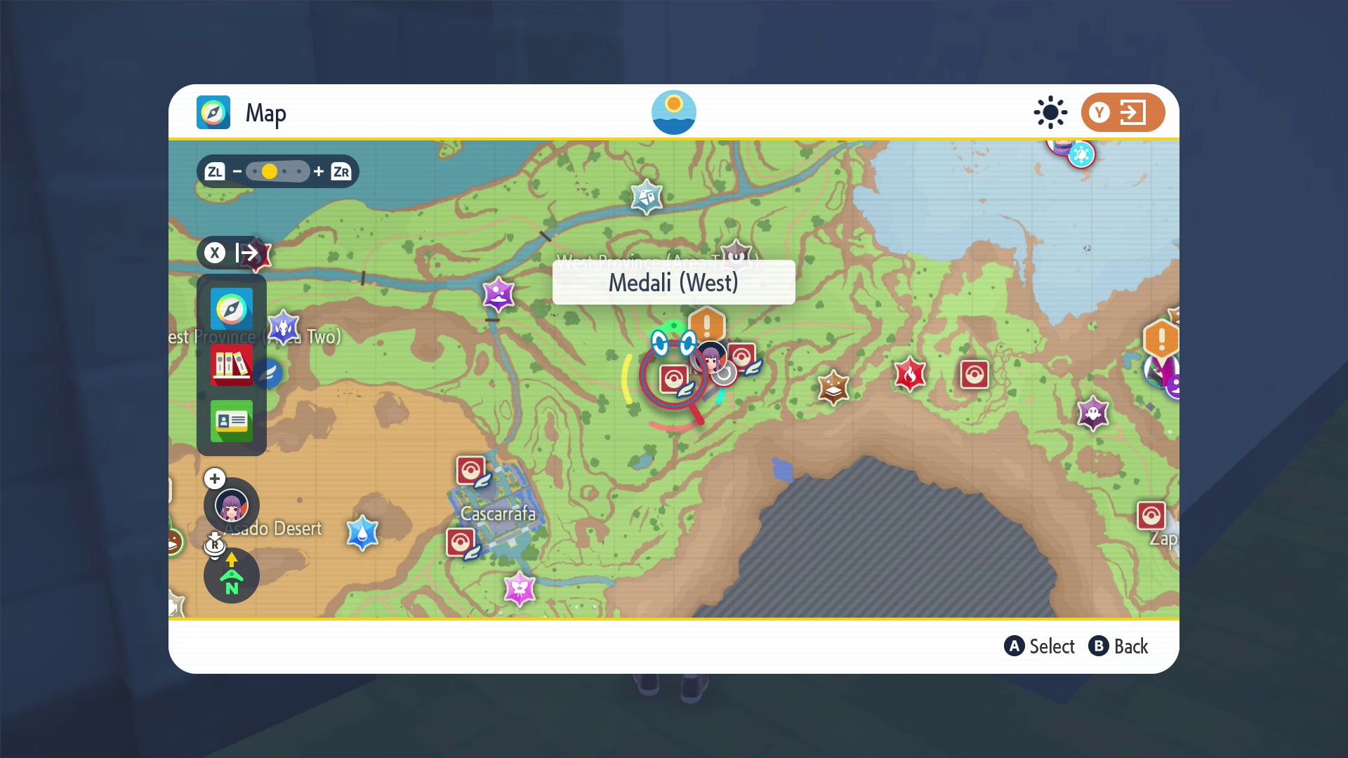 Pokémon Scarlet and Violet Medali Normal Gym test, secret menu item