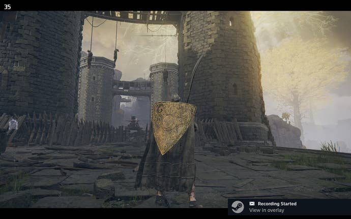 Step 3 of how to record clips on the Steam Deck on demand: Launch a game and press the Start Recording shortcut once to begin capture. Press it again to stop.