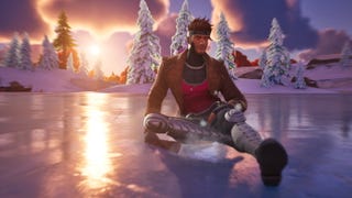 How to slide for 30 meters continuously on ice in Fortnite