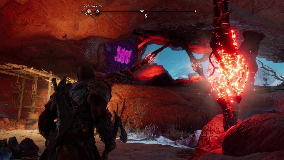 How to solve Alfheim Barrens southern cave Legendary Chest puzzle