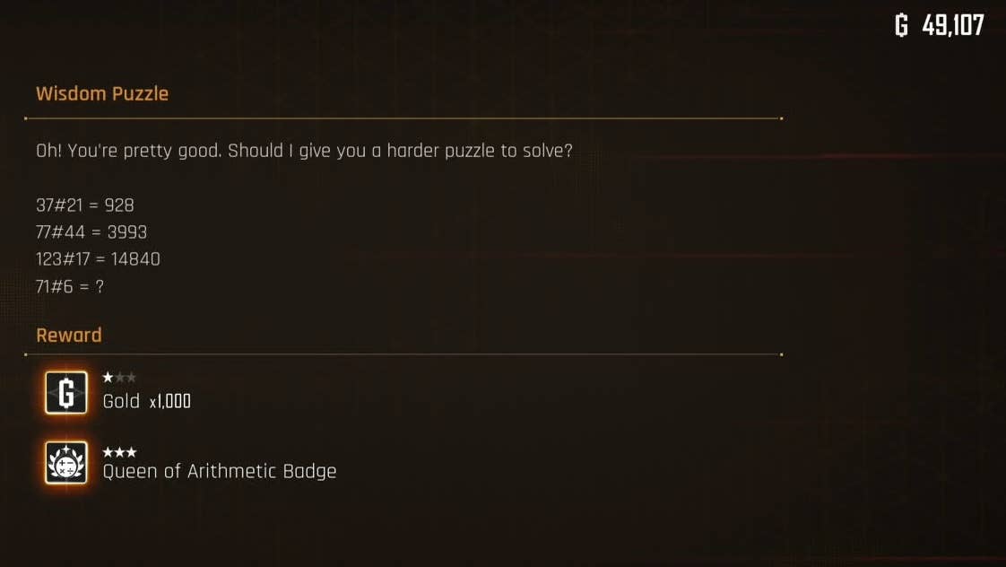Stellar Blade Wisdom Puzzle solution | Eurogamer.net