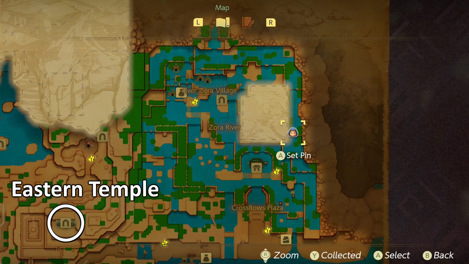 Wisdom Map Zelda Echoes of Wisdom Let's Play a Game walkthrough | Eurogamer.net