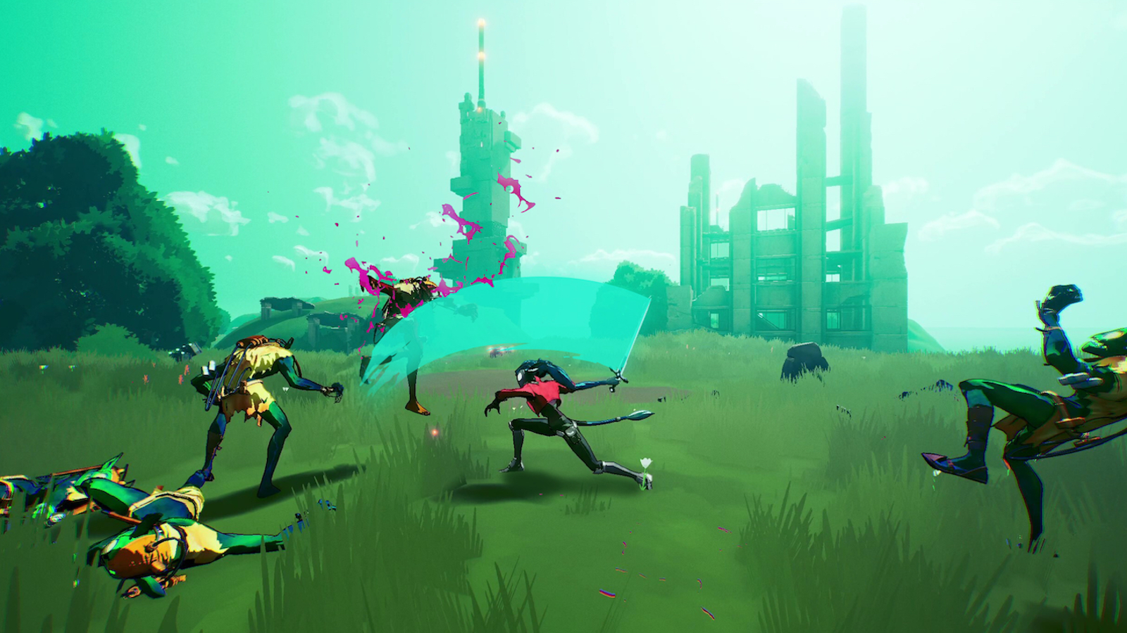 Exploring the world in Hyper Light Breaker.