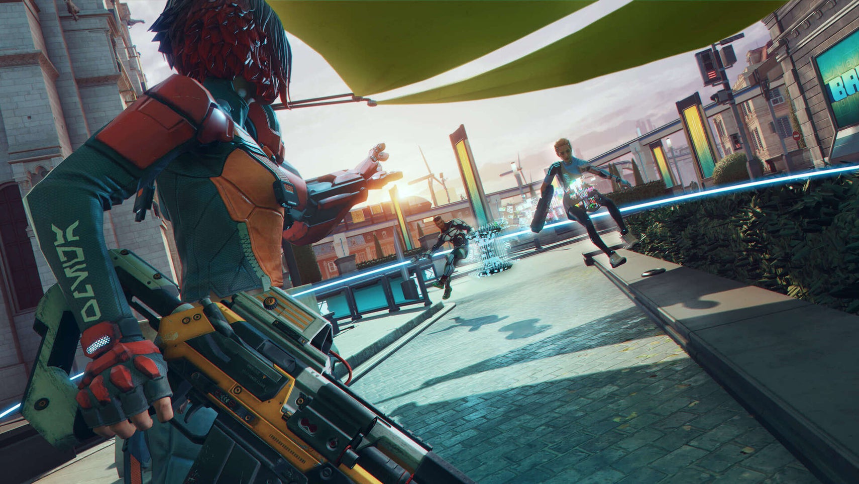 Hyper Scape combat