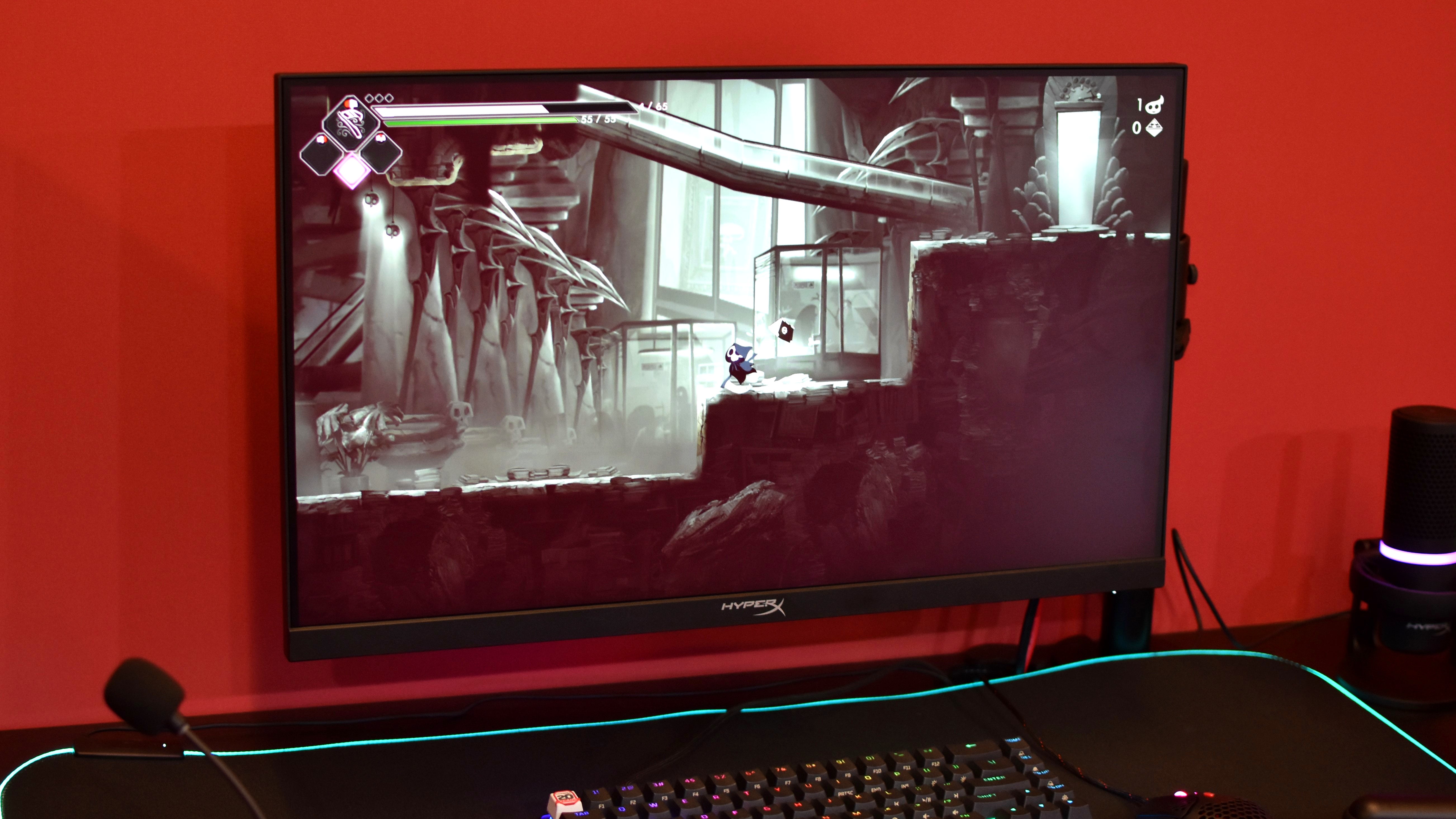 The HyperX Armada 25 gaming monitor.