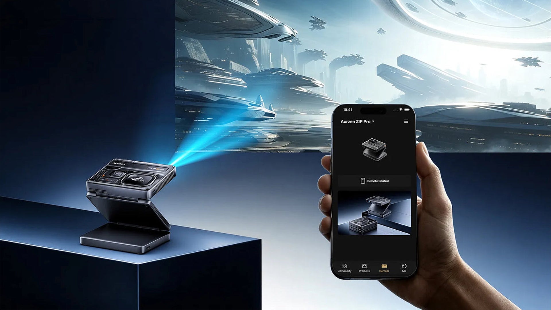 Aurzen ZIP Pro: proyector portátil 1080p para jugar sin dock con Switch