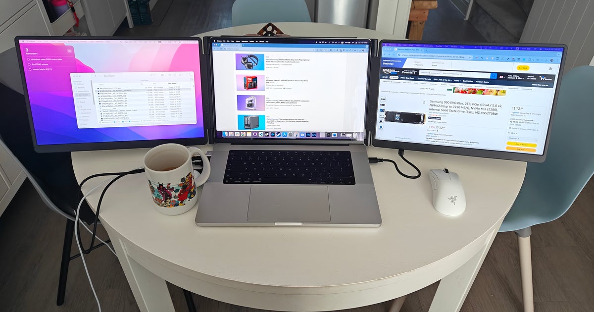 Tools of the trade: a triple screen laptop is how I'm covering Amazon's Prime Day sales Tools of the trade: a triple screen laptop is how I'm covering Amazon's Prime Day sales