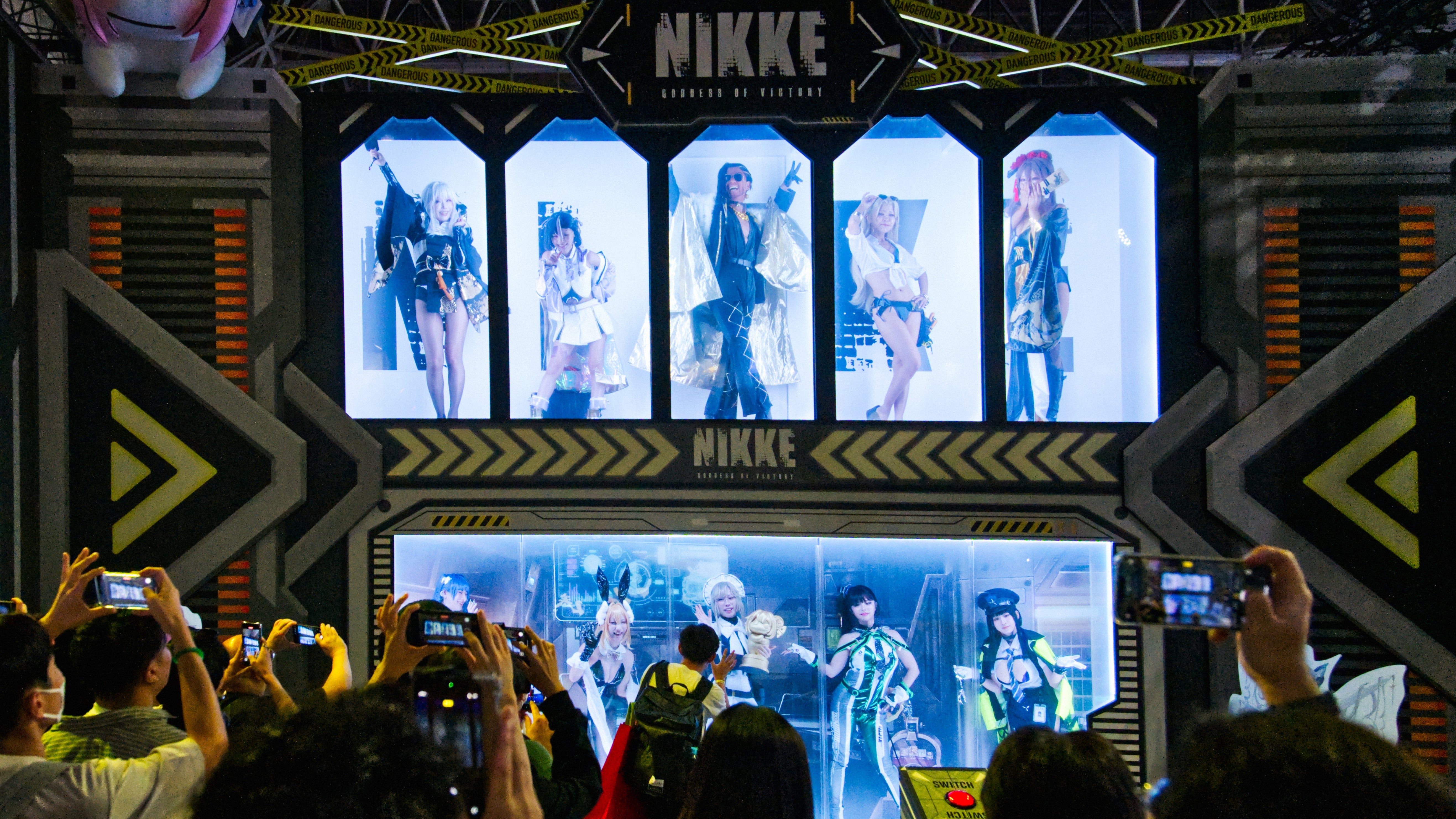 Nikke's booth at Tokyo Game Show 2025